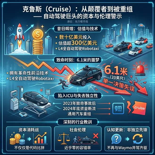 烧光百亿美元后被母公司“拔管”：克鲁斯（Cruise）为何输掉了自动驾驶的豪赌？ 第1张