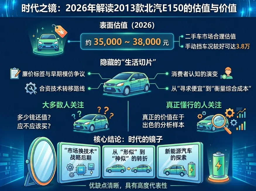 北京汽车E150：一台“时代切片”的生存报告 第1张