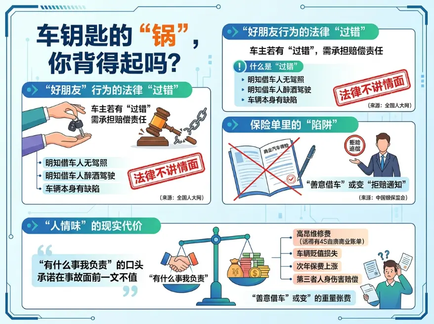 借车给朋友的隐性成本：一次剐蹭可能毁掉十年交情