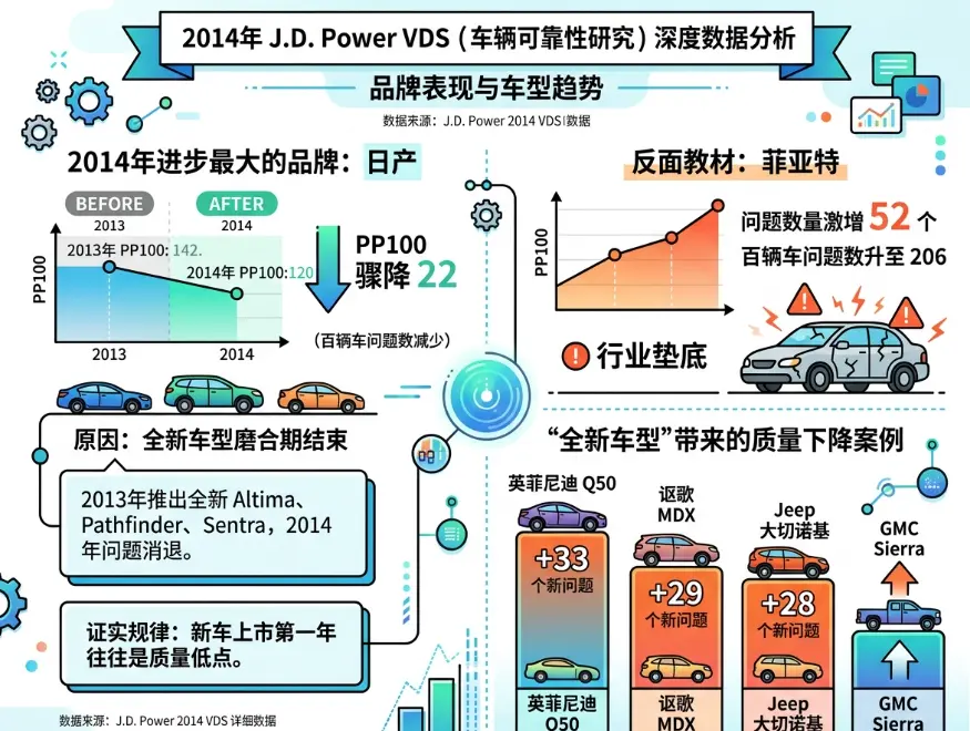 2014年汽车质量排行榜：一场被「新技术」搞砸的集体翻车