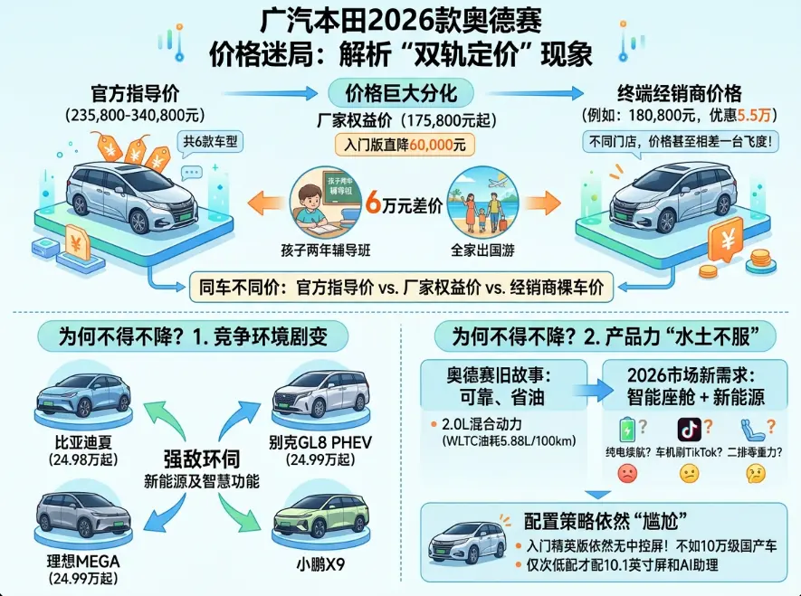 本田奥德赛报价迷局：指导价23.58万，为什么有人17万就能开走？ 第1张