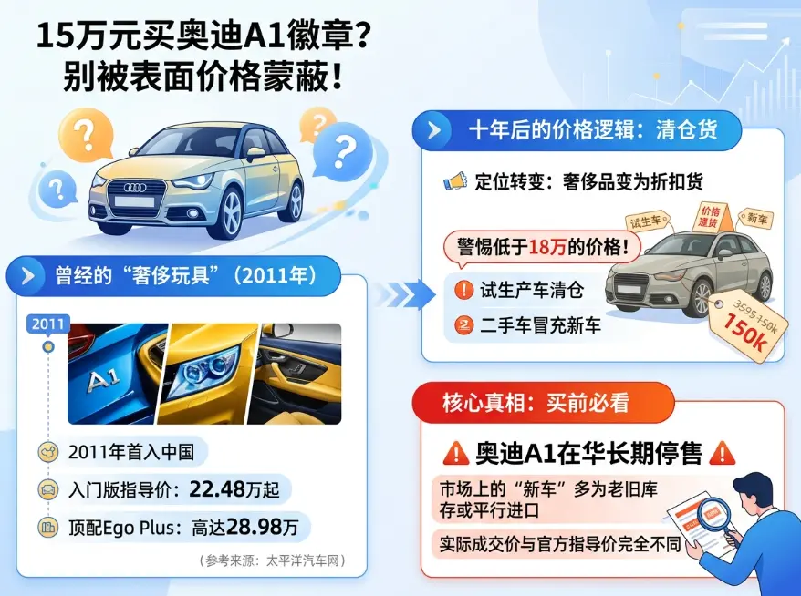 奥迪A1多少钱？一台