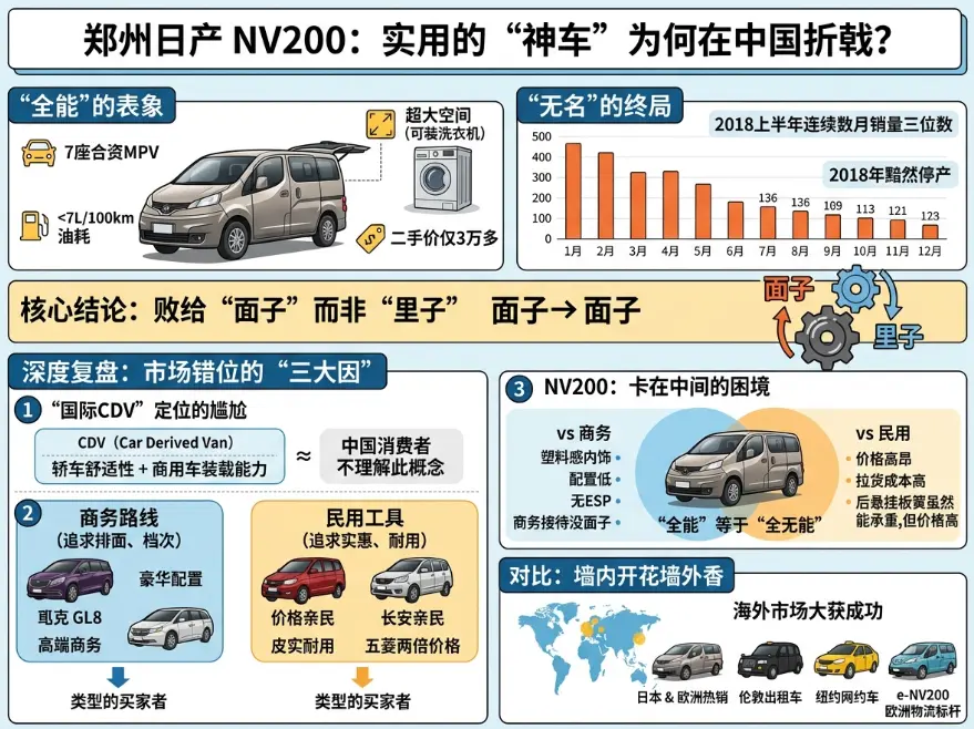郑州日产NV200：一台