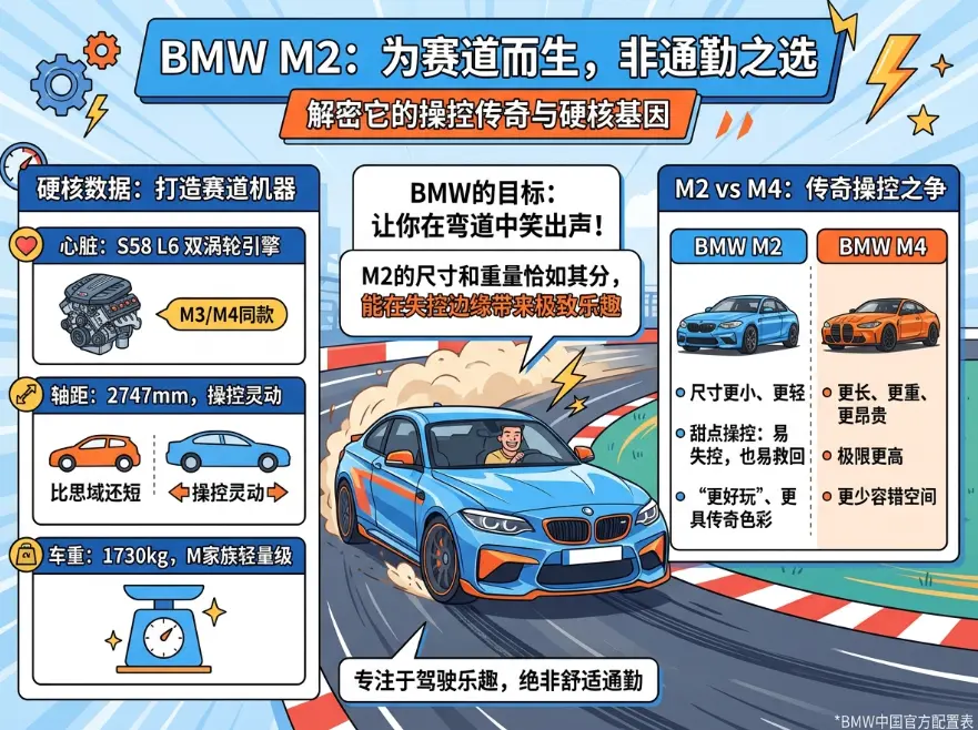 宝马M2：一台让你重新理解