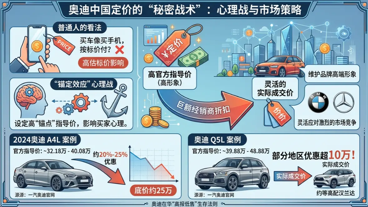 奥迪报价里的「信息差」：为什么你看到的指导价，永远买不到车？ 第1张
