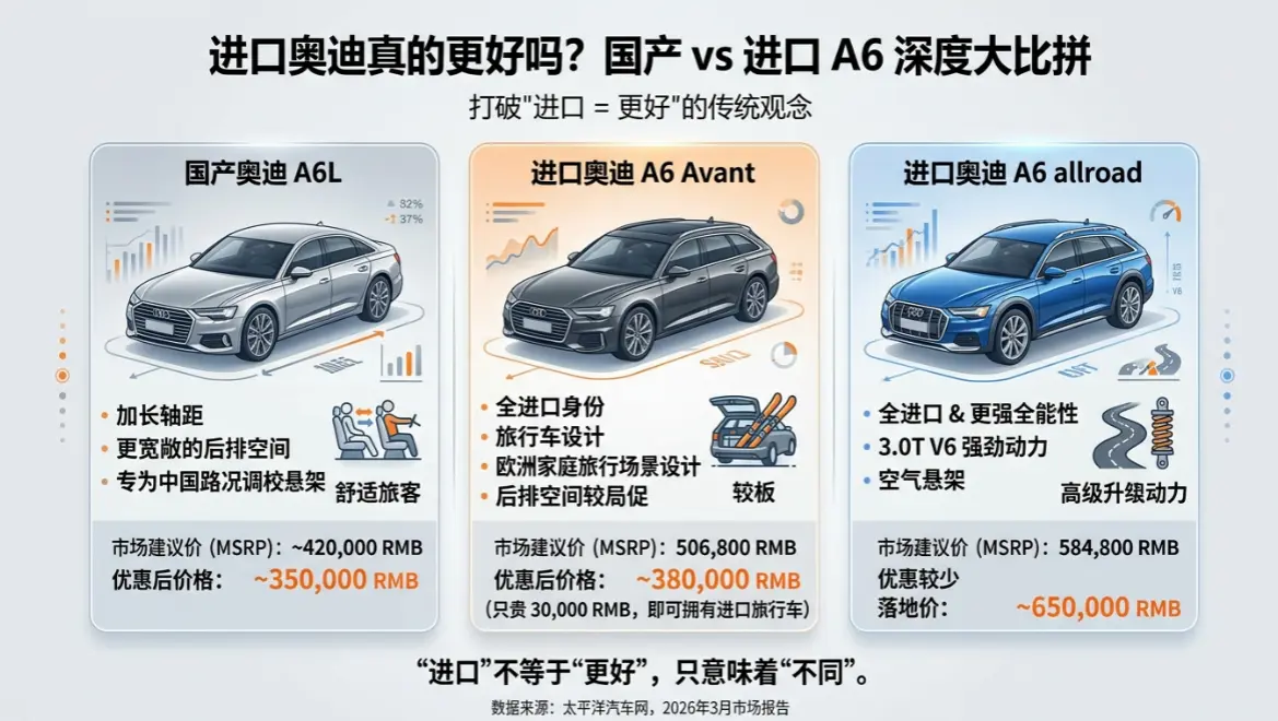 进口奥迪汽车：你以为买的是德国血统，实际上可能正在交一笔