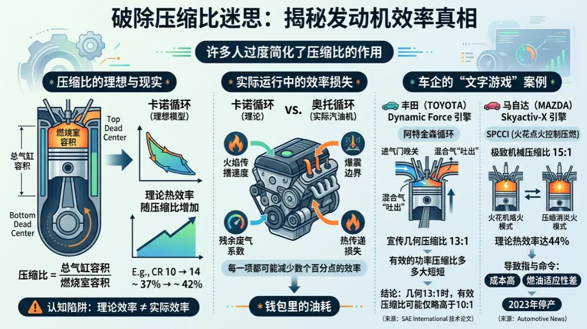发动机压缩比：被车企吹了二十年的数字，到底骗了多少人 第1张