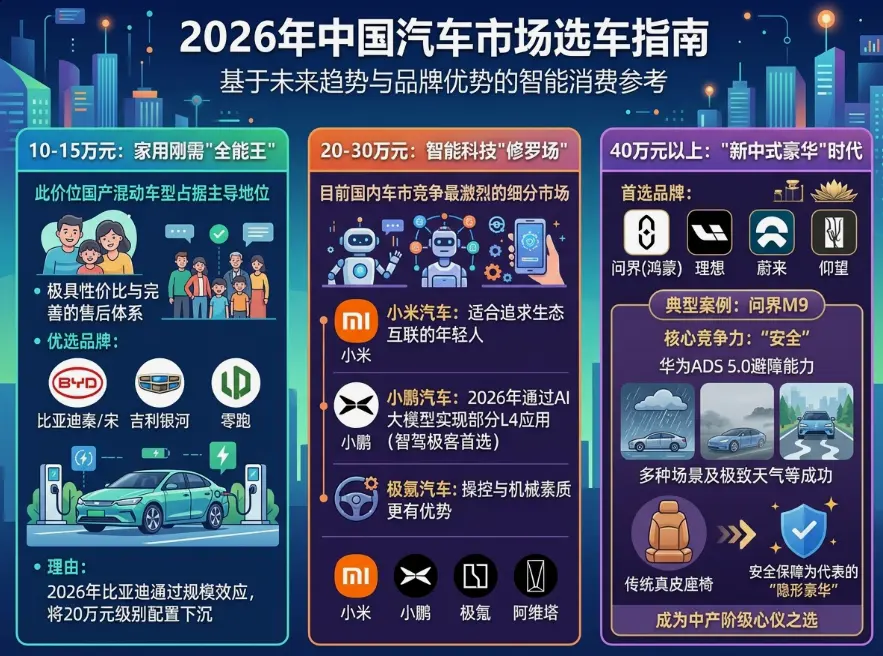 2026年中国汽车选购白皮书：从“油电之争”到“智驾博弈”，普通家庭如何决策？ 第1张