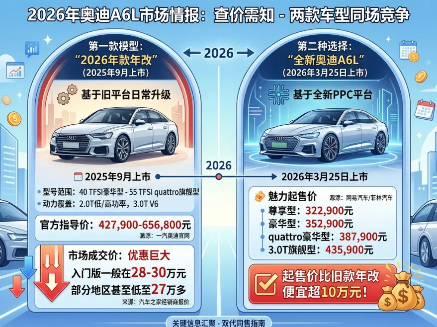 奥迪A6L报价真相：同一款车，为什么有人花32万，有人掏68万？