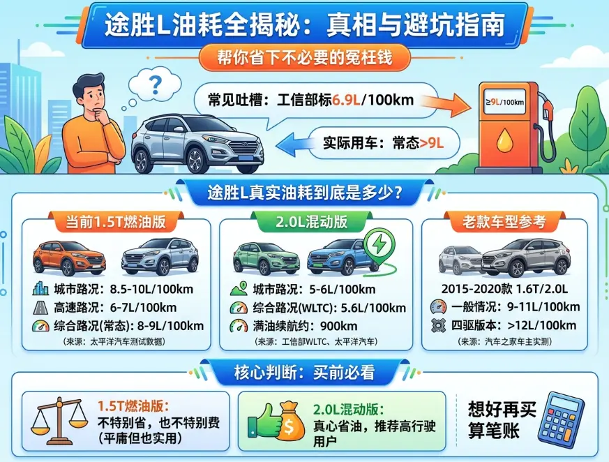 途胜油耗真相：为什么你看到的数字和实际差了两升？ 第1张