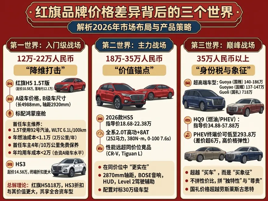 红旗车报价：从12万到718万，你的钱到底花在哪儿了？ 第1张