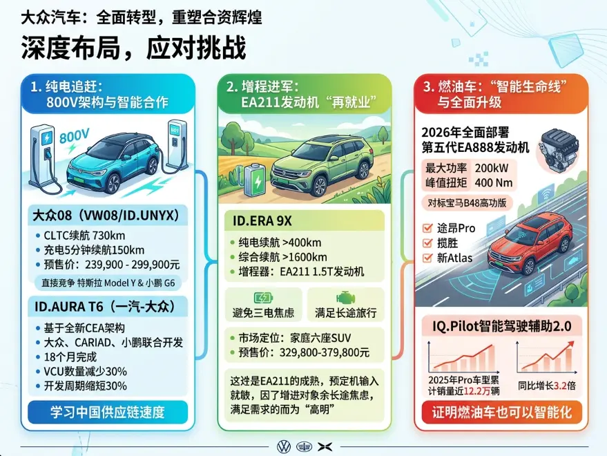大众2026年新车潮：当"德国老家伙"开始抄中国作业