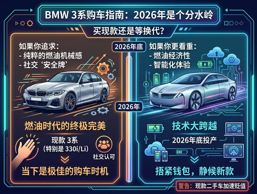 2026，宝马3系的“柏林墙”时刻：买燃油末晖，还是等新世代黎明？