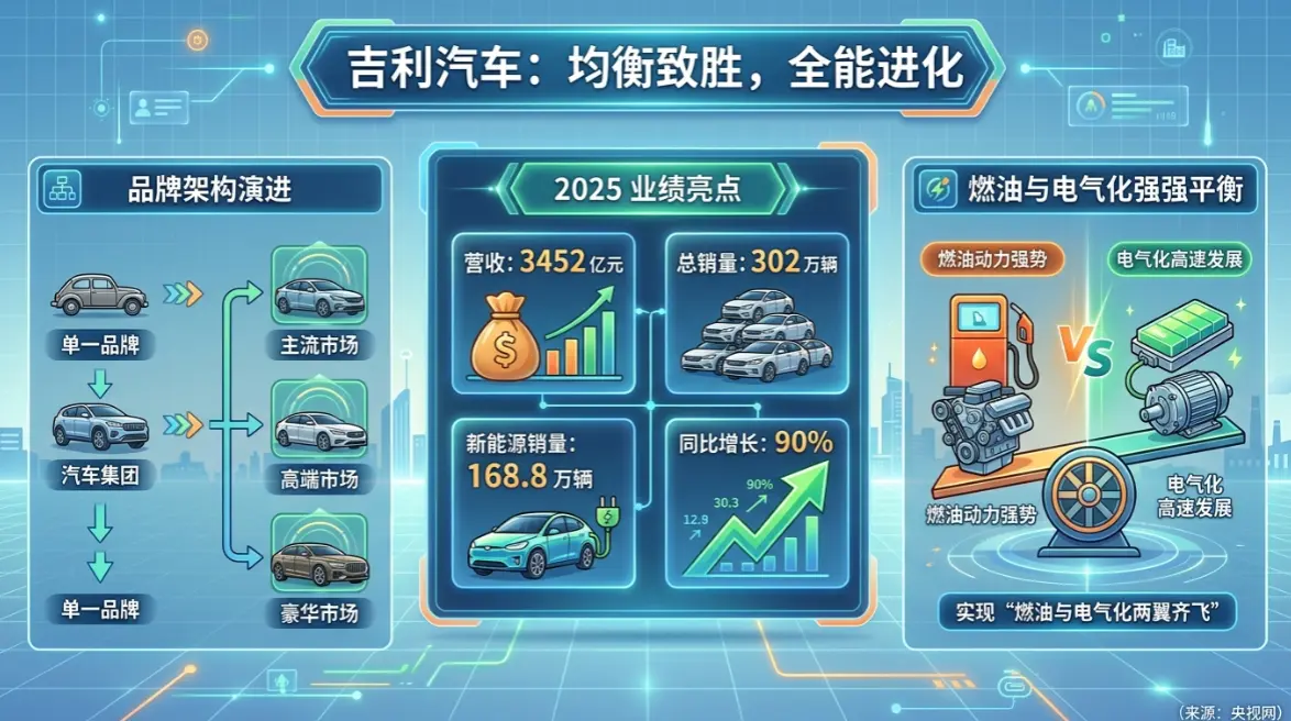 吉利车现在到底什么水平？看完2026年的数据，我重新评估了这家车企