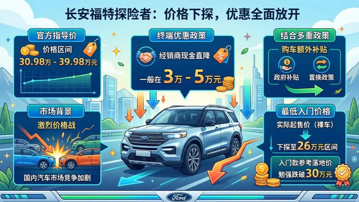 降价潮下的美系旗舰：福特探险者真实价格底牌与硬核选购指南