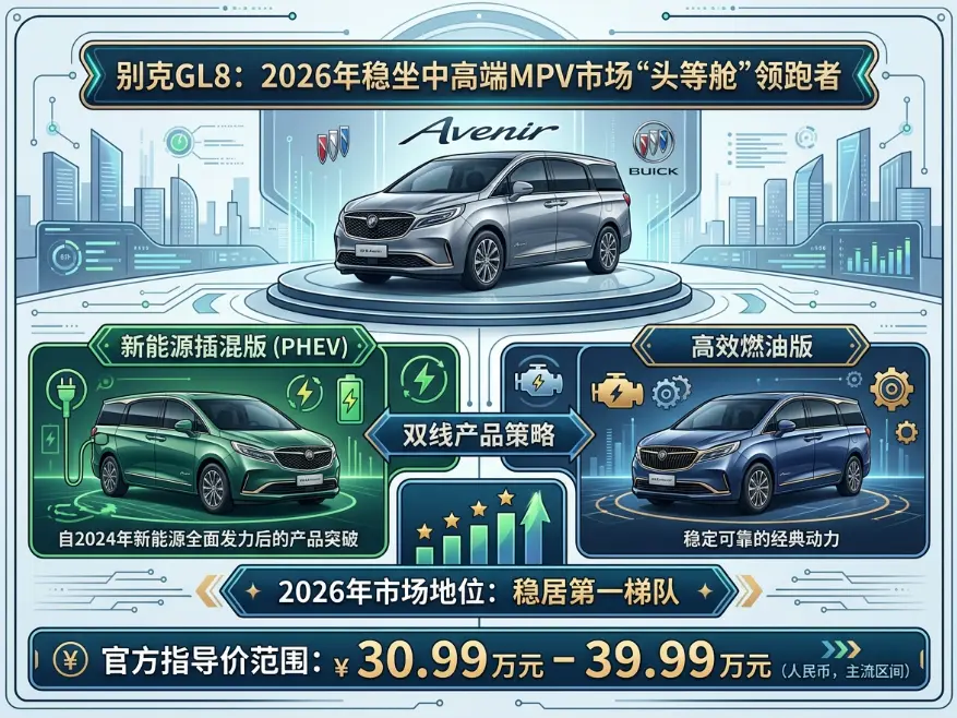 别克GL8陆尊买前必看：插混与燃油到底怎么选？（2026年最新深度解析） 第1张