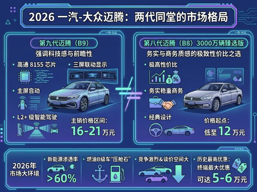 迈腾报价：适合人群/价格/谈价指南 第1张