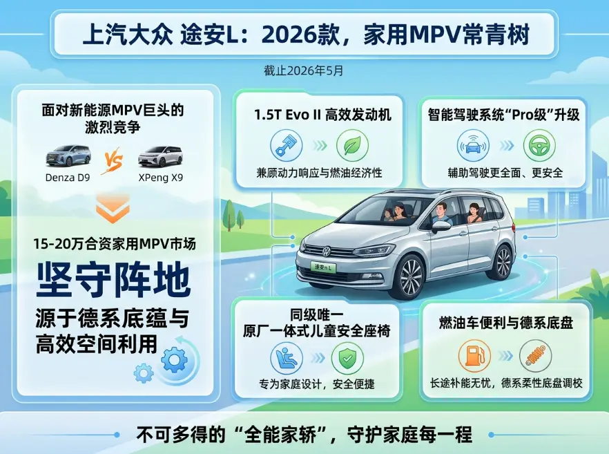 德系家用MPV的“长青”与“守望”：深度解析2026款上汽大众途安L