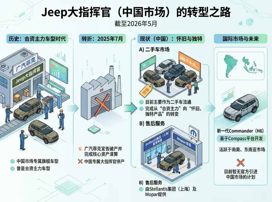 Jeep指挥官（Jeep Commander）：从“特供”巅峰到时代背影，一台硬派中大型SUV的兴衰启示录 第1张