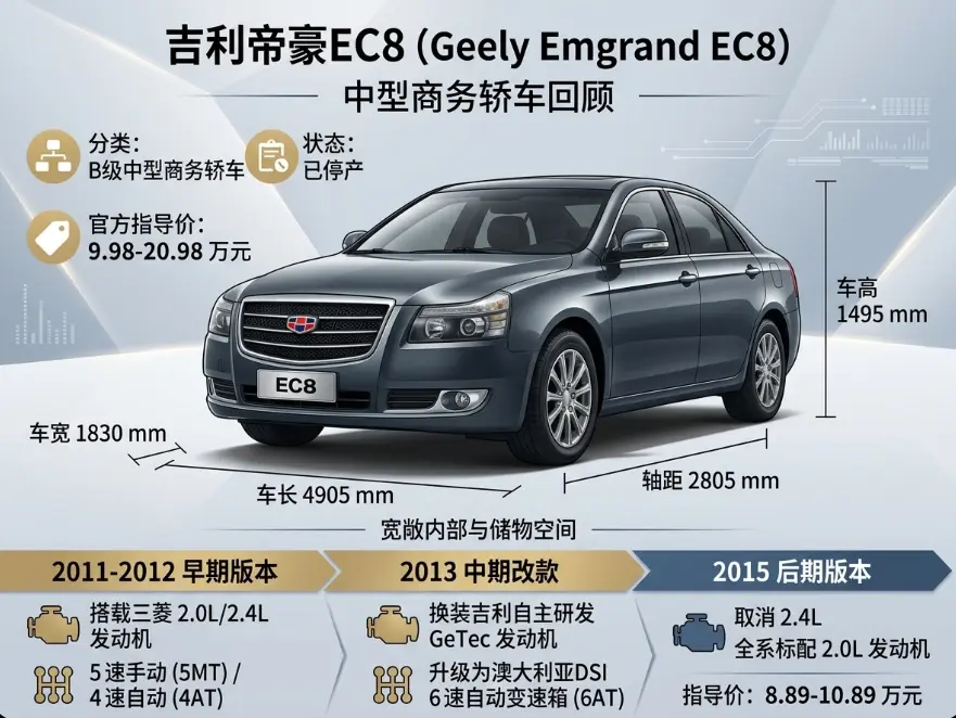 吉利帝豪EC8：一款