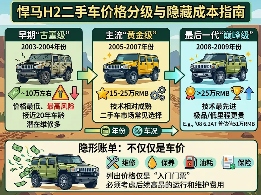 别再搜新车价了:悍马H2的真实成本,藏在一份“过期”的报价单与惊人的隐性账单里 第1张 别再搜新车价了:悍马H2的真实成本,藏在一份“过期”的报价单与惊人的隐性账单里 第1张