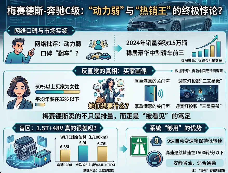 奔驰C级:为什么你花30万买的 奔驰C级:为什么你花30万买的