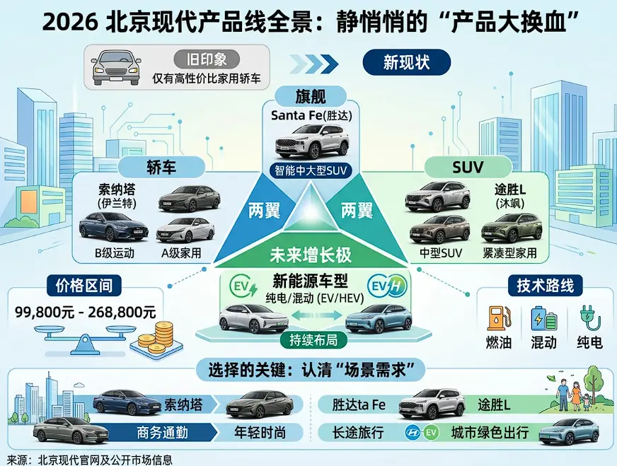 北京现代全系车型报价与选购指南:2026年,你的选择比想象中更多 第1张 北京现代全系车型报价与选购指南:2026年,你的选择比想象中更多 第1张