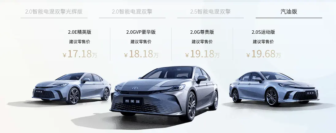 17万起步,15款配置,凯美瑞到底该怎么选才不踩坑? 第4张 17万起步,15款配置,凯美瑞到底该怎么选才不踩坑? 第4张