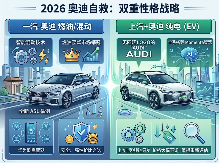 撕掉“四个圈”,联手华为与Momenta:你可能快认不出奥迪车了 第1张 撕掉“四个圈”,联手华为与Momenta:你可能快认不出奥迪车了 第1张