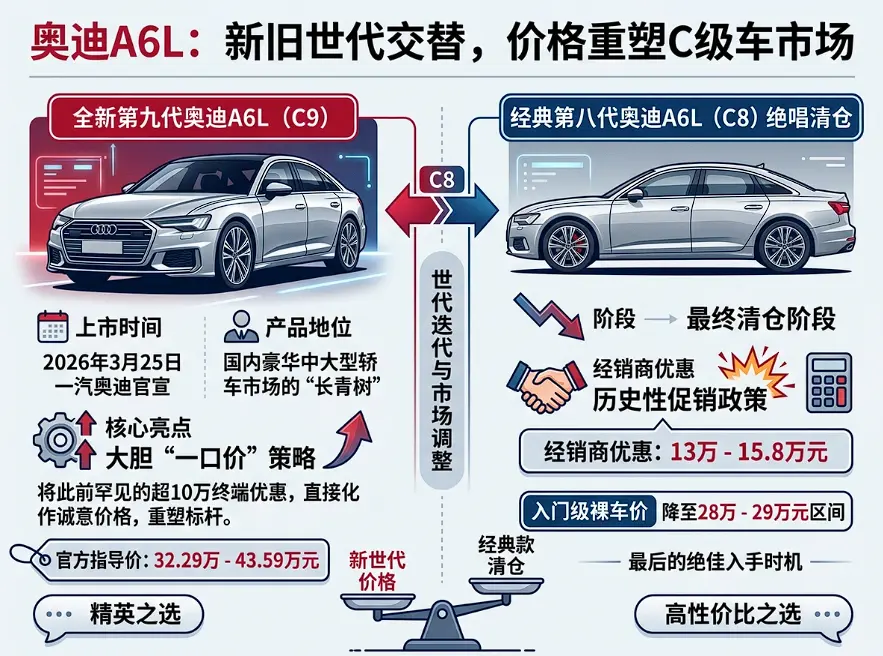 第九代奥迪A6L报价指南
