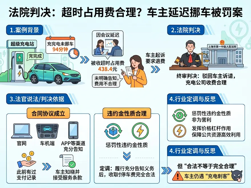充电10元、占位400？新能源车“超时占位费”怎么收才算体面和合理？