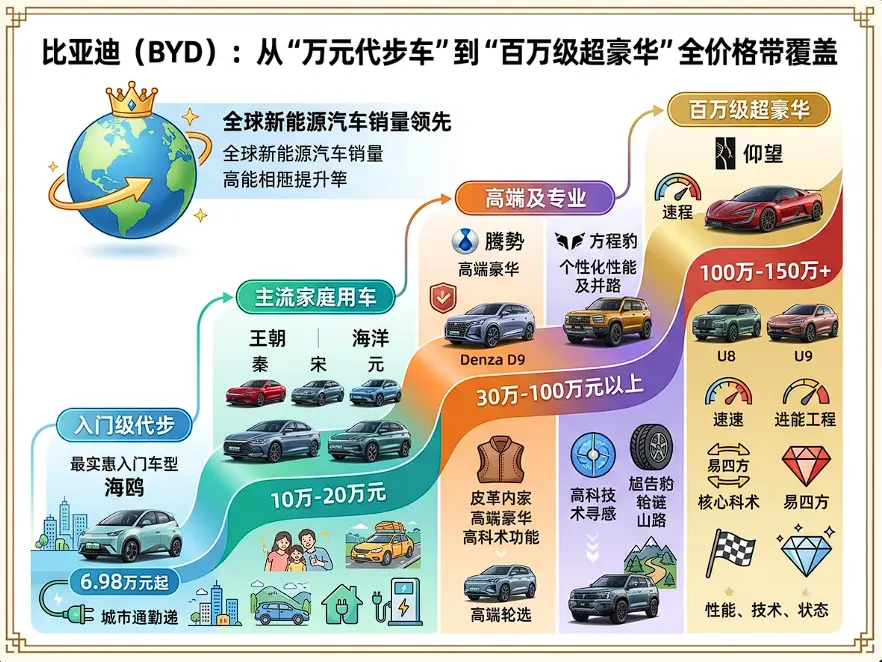 比亚迪多少钱_2026比亚迪车型价格推荐