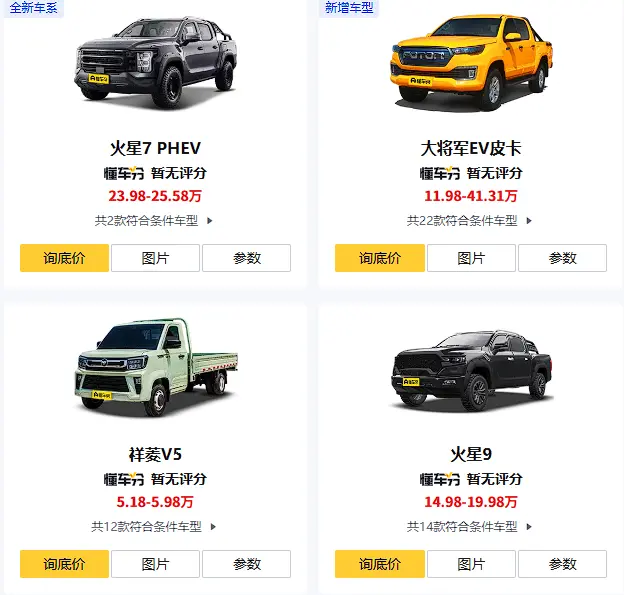 2026福田皮卡报价底牌揭秘:从6万工具车到20万电混巨兽,你的场景选对了吗? 第2张 2026福田皮卡报价底牌揭秘:从6万工具车到20万电混巨兽,你的场景选对了吗? 第2张