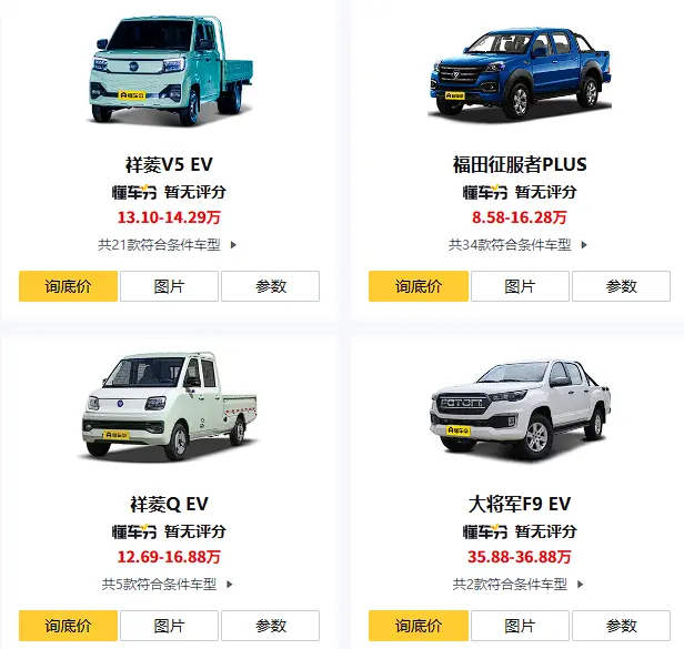 2026福田皮卡报价底牌揭秘:从6万工具车到20万电混巨兽,你的场景选对了吗? 第4张 2026福田皮卡报价底牌揭秘:从6万工具车到20万电混巨兽,你的场景选对了吗? 第4张