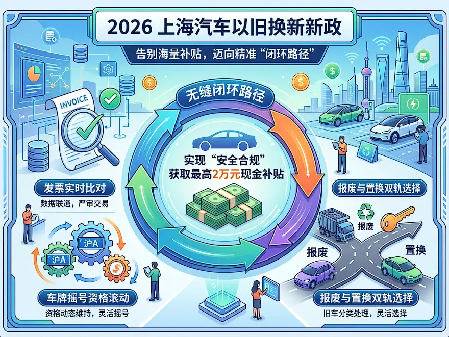 2026上海第八轮以旧换新摇号来了：别急着闭眼冲，这5个高频“隐藏雷区”你必须避开！