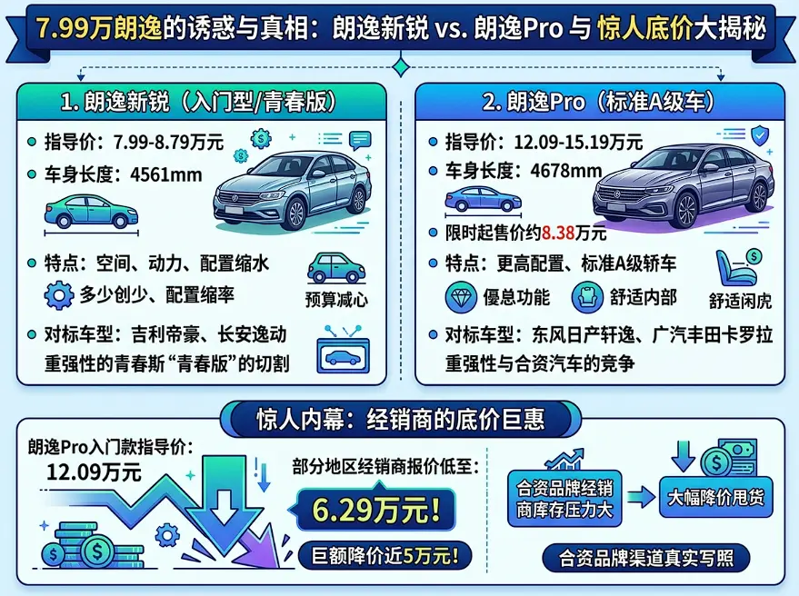 大众新朗逸:7.99万起售,合资车的 大众新朗逸:7.99万起售,合资车的