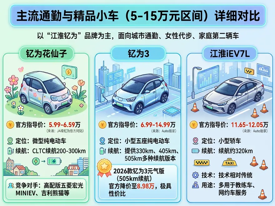 从5万代步到200万高定：2026江淮电动汽车最新报价与选购生存指南