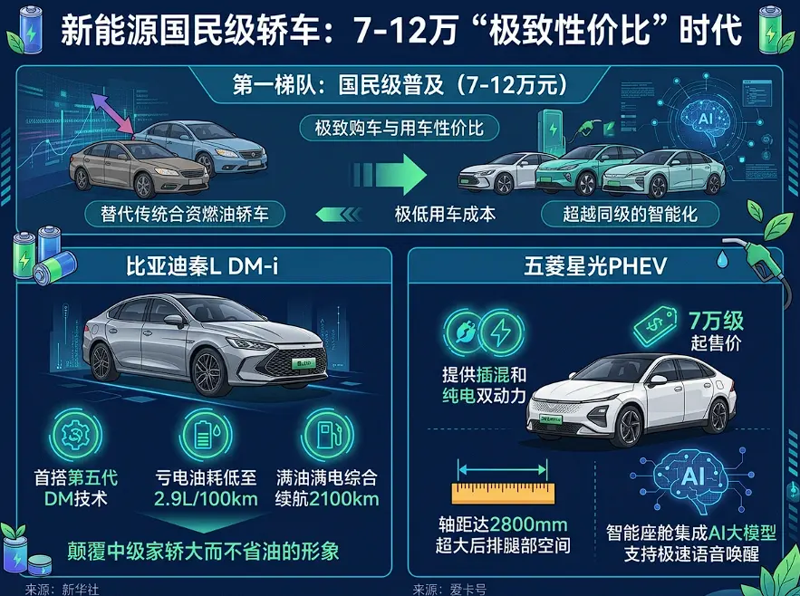 2026混动汽车最新价格表:10万到30万,这几款才是“闭眼入”的真香选择 第1张 2026混动汽车最新价格表:10万到30万,这几款才是“闭眼入”的真香选择 第1张