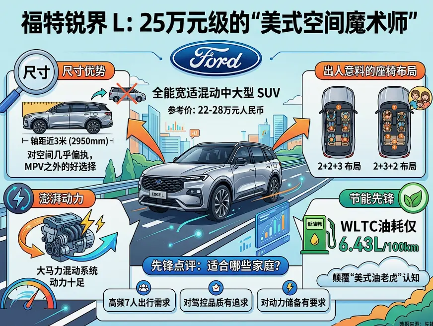 别再闭眼买汉兰达了!2026年大7座SUV避坑指南,这5台才是真实力派 第3张 别再闭眼买汉兰达了!2026年大7座SUV避坑指南,这5台才是真实力派 第3张