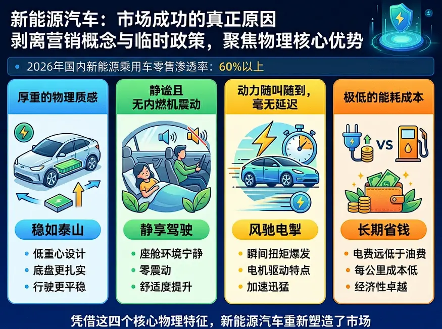 撕开“科技”糖衣：新能源车真正的底牌，其实是这四个物理常识