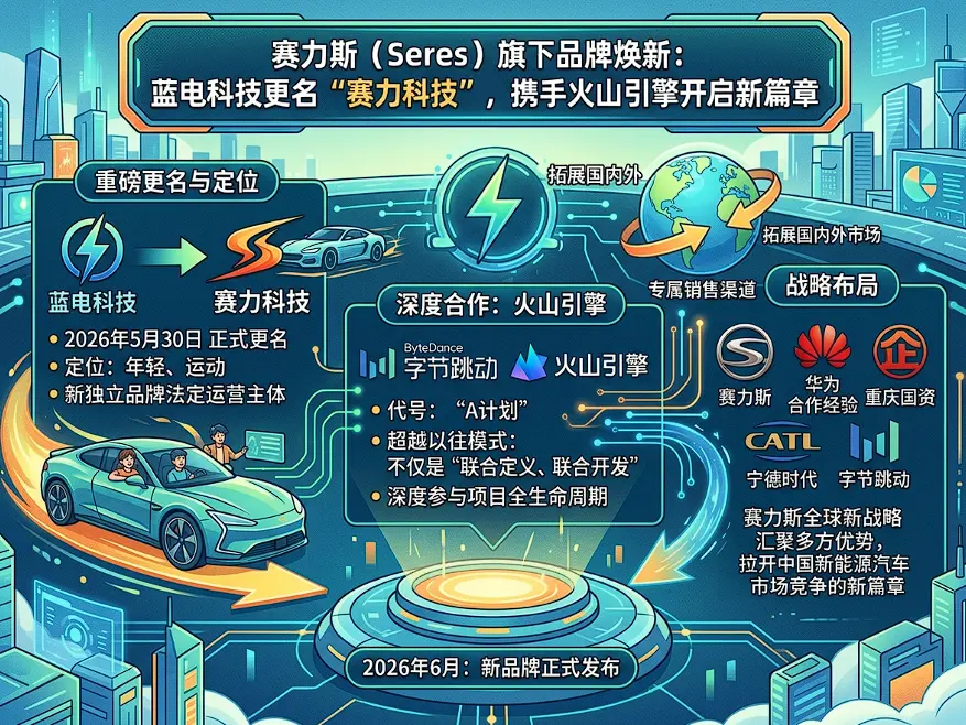 66亿重组、联手字节！赛力斯急推新品牌“赛豆”，能否走出华为的温水区？