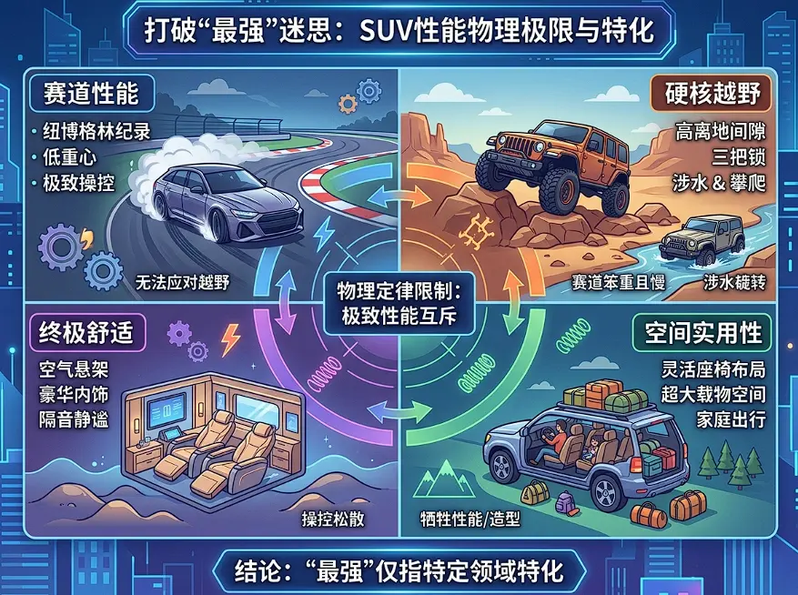 地球上存在性能“最强悍”的SUV吗？这道汽车界的世纪难题，该有答案了